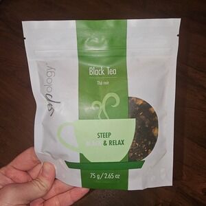 Sipology Cozy Pumpkin Swirl Chai Black Tea Loose Leaf 75g 2.65oz Steeped Tea